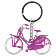 Fiets Roze Holland - Sleutelhanger