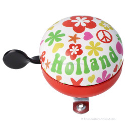 Bicycle Bell Small Flower Power Holland 6cm