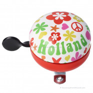 Bicycle Bell Small Flower Power Holland 6cm