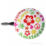 Bicycle Bell Flower Power Amsterdam 8cm