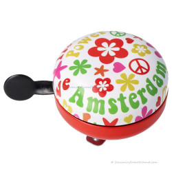 Bicycle Bell Flower Power Amsterdam 8cm