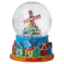Sneeuwbol - Holland Molen Dorpsgezicht (7 cm)
