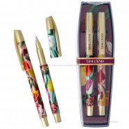 Ballpoints Pretty Tulips - Luxury Set of 2 Pens