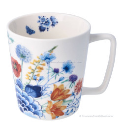 Theemok Wildbloemen met Delfts Blauw nr 3 (300ml)