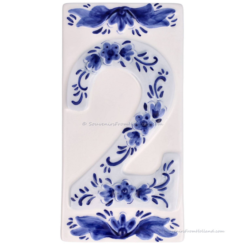 Delfts Blauw Huisnummer 2