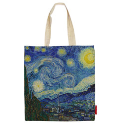 Cotton Shopper Starry Night Vincent van Gogh - Shopping Bag