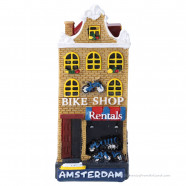 Fiets en fietsverhuur Grachtenpand Amsterdam - 8cm Polystone