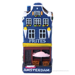 Frites Snack Bar Canal House Amsterdam - 8cm Polystone
