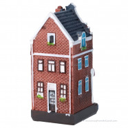 Bloemenwinkel Grachtenpand Amsterdam - 8cm Polystone