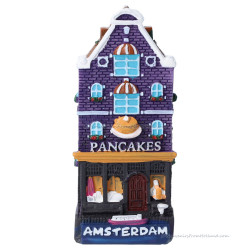 Pancake Canal House Amsterdam - 8cm Polystone