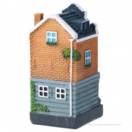 Diamantenwinkel Grachtenpand Amsterdam - 8cm Polystone