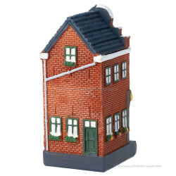 Kaaswinkel Grachtenpand Holland - 8cm Polystone