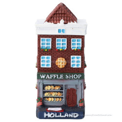 Syrup Waffle Shop Canal House Holland - 8cm Polystone