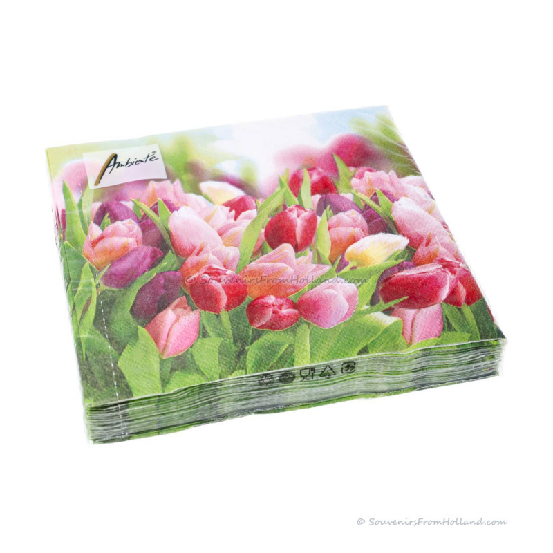 3-ply Napkins 25cm Glorious Tulips