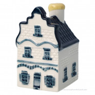 KLM miniatuur huisje nummer 1 - Delfts Blauw