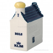 KLM miniature house number 2 - Delft Blue