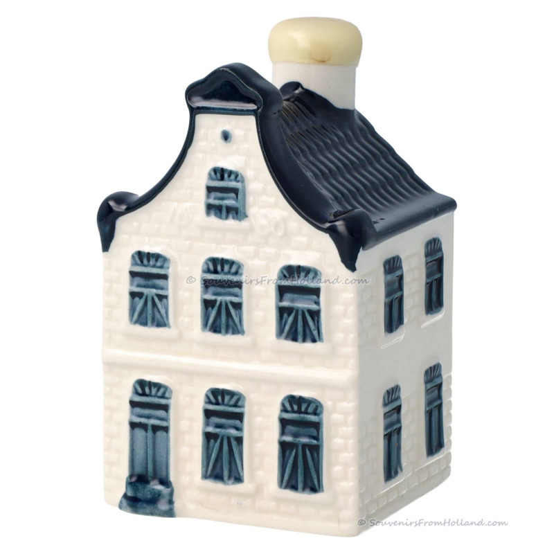 KLM miniatuur huisje nummer 5 - Delfts Blauw