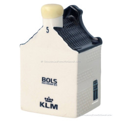 KLM miniatuur huisje nummer 5 - Delfts Blauw