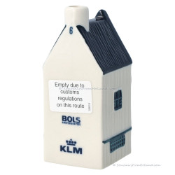KLM miniatuur huisje nummer 6 - Delfts Blauw