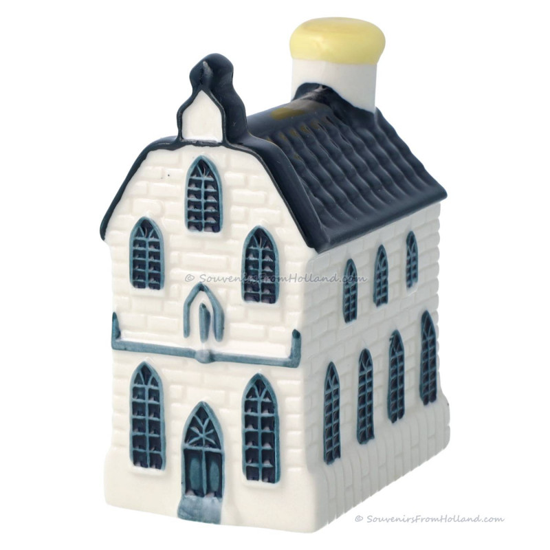 KLM miniatuur huisje nummer 7 - Delfts Blauw