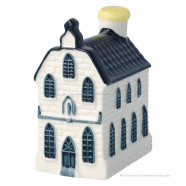 KLM miniatuur huisje nummer 7 - Delfts Blauw