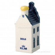 KLM miniatuur huisje nummer 10 - Delfts Blauw