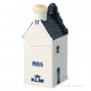 KLM miniatuur huisje nummer 17 - Delfts Blauw