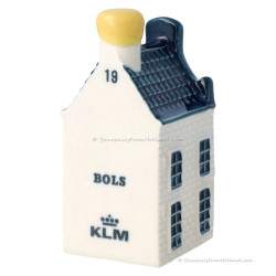 KLM miniature house number 19 - Delft Blue