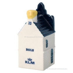 KLM miniatuur huisje nummer 20 - Delfts Blauw
