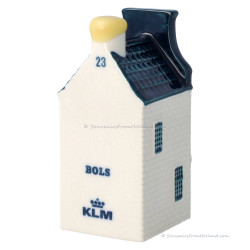 KLM miniatuur huisje nummer 23 - Delfts Blauw