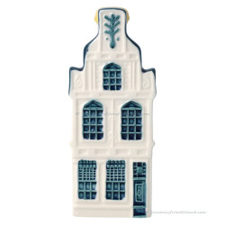 KLM miniatuur huisje nummer 24 - Delfts Blauw