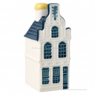 KLM miniatuur huisje nummer 24 - Delfts Blauw