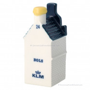 KLM miniatuur huisje nummer 24 - Delfts Blauw