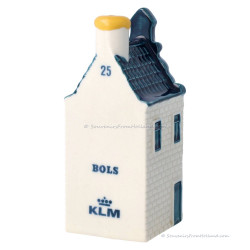 KLM miniature house number 25 - Delft Blue