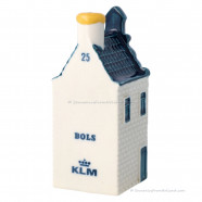 KLM miniatuur huisje nummer 25 - Delfts Blauw