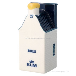 KLM miniatuur huisje nummer 27 - Delfts Blauw
