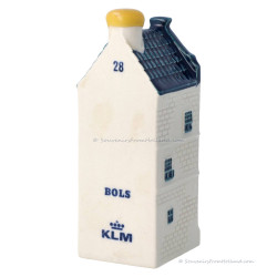 KLM miniature house number 28 - Delft Blue