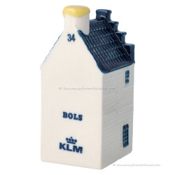 KLM miniature house number 34 - Delft Blue
