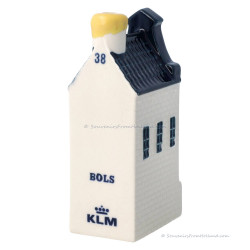 KLM miniatuur huisje nummer 38 - Delfts Blauw