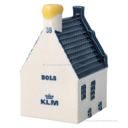 KLM miniatuur huisje nummer 39 - Delfts Blauw