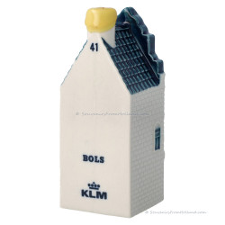 KLM miniatuur huisje nummer 41 - Delfts Blauw