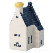 KLM miniatuur huisje nummer 44 - Delfts Blauw