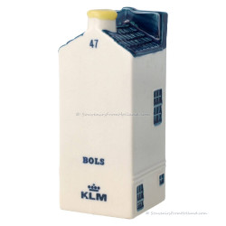 KLM miniatuur huisje nummer 47 - Delfts Blauw