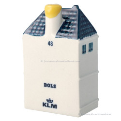 KLM miniatuur huisje nummer 48 - Delfts Blauw