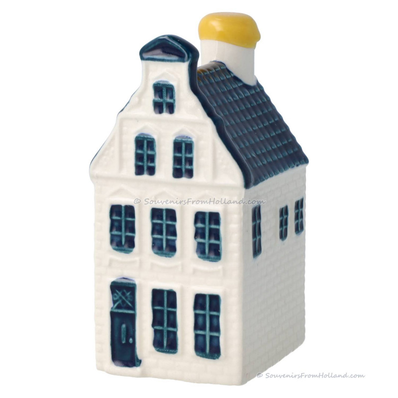 KLM miniatuur huisje nummer 51 - Delfts Blauw