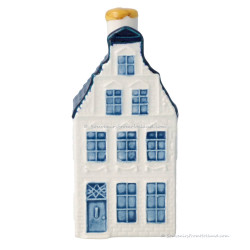 KLM miniatuur huisje nummer 51 - Delfts Blauw