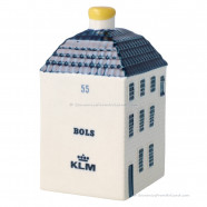 KLM miniatuur huisje nummer 55 - Delfts Blauw
