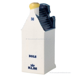 KLM miniatuur huisje nummer 56 - Delfts Blauw