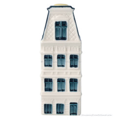 KLM miniatuur huisje nummer 61 - Delfts Blauw