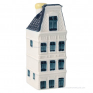 KLM miniatuur huisje nummer 61 - Delfts Blauw